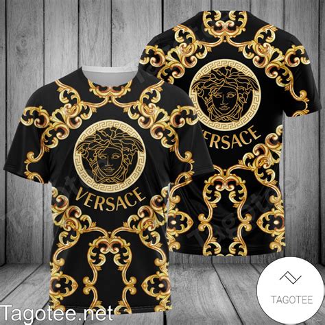 versace logo black and gold long picture|Versace gold medusa logo.